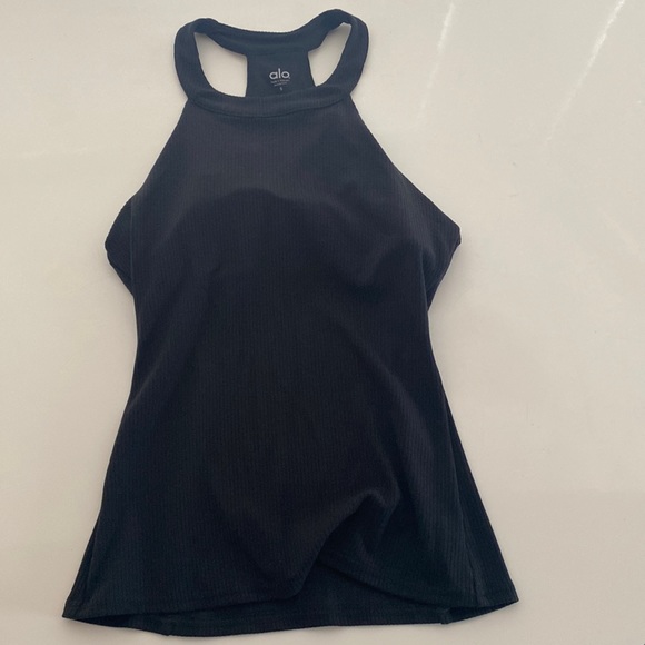 Alo Ribbed Aspire Full Length Tank - Picture 1 of 2